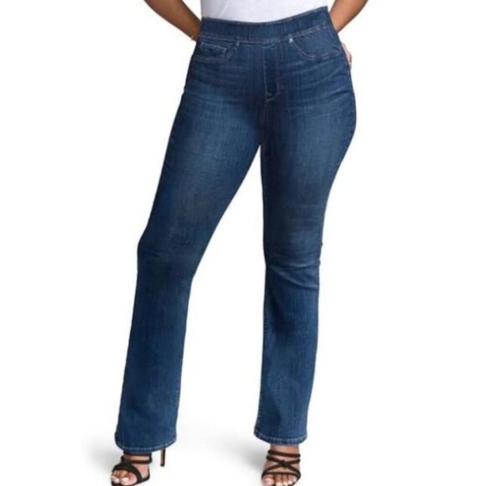 NYDJ Women's Boot Cut Jeans - Dark Blue